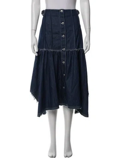 Pre-owned Chloé Mini Skirt In Blue