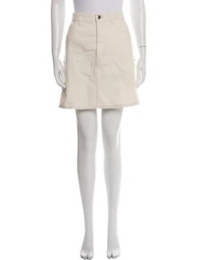 Pre-owned Chloé Mini Skirt In Neutral
