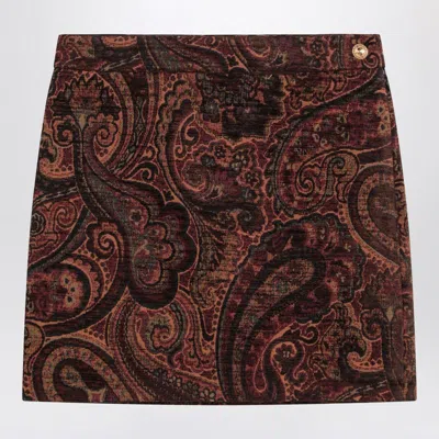 Chloé Mini Skirt With Jacquard Pattern