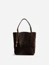 Chloé Spin Tote Bag In Brown