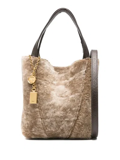 CHLOÉ MINI SPIN TOTE BAG