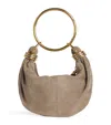 Chloé Chloe Bracelet Suede Top Handle Bag In Neutral