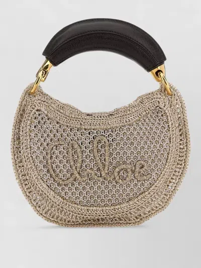 Chloé Mini Summer Banana Handbag With Woven Texture