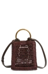 Chloé Mini Summer Banana Raffia Tote