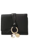 Chloé Chloe Tri-fold Alphabet Compact Leather Wallet