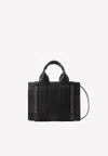 Chloé Mini Woody Top Handle Bag In Black