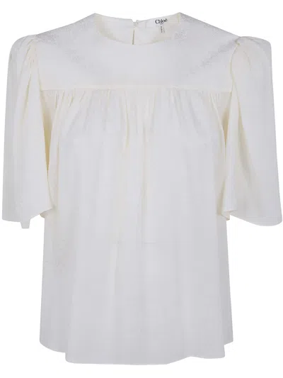 Chloé Minimal Shirt In White