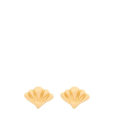 Chloé Mirror Earrings In Gold