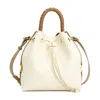 Chloé Chloe Misty Ivory Marcie Bucket Bag In White