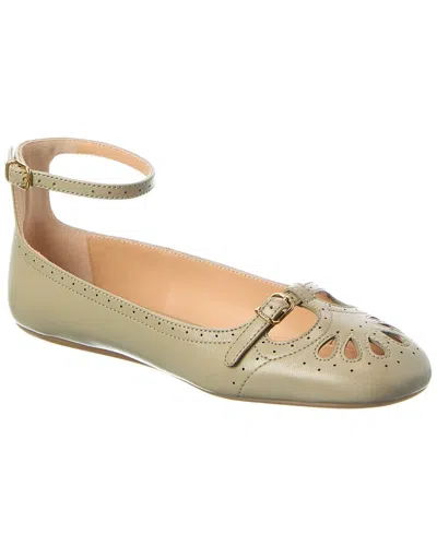 CHLOÉ CHLOÉ MISTY LEATHER BALLERINA FLAT