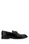 Chloé Marcie Black Brushed Calf Leather Loafer In Black