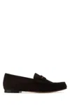 Chloé Embellished Suede Loafers In Animal Print