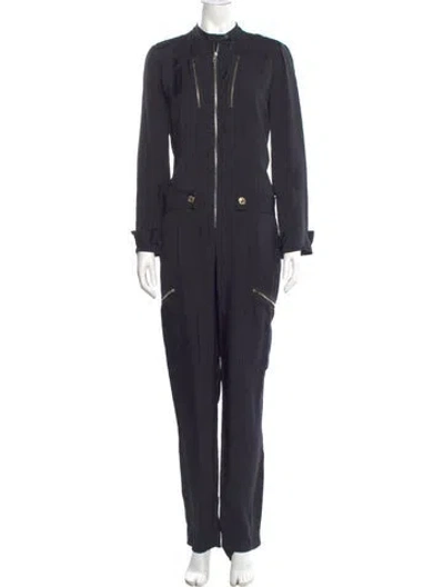 Pre-owned Chloé Mock Neck Jumpsuit W/ Tags In Gray