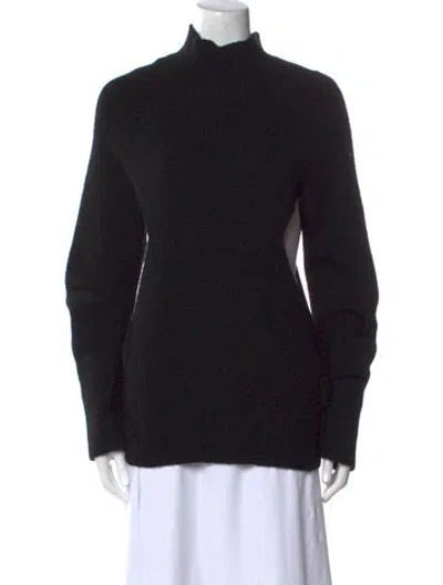 Pre-owned Chloé Mock Neck Sweater In Black