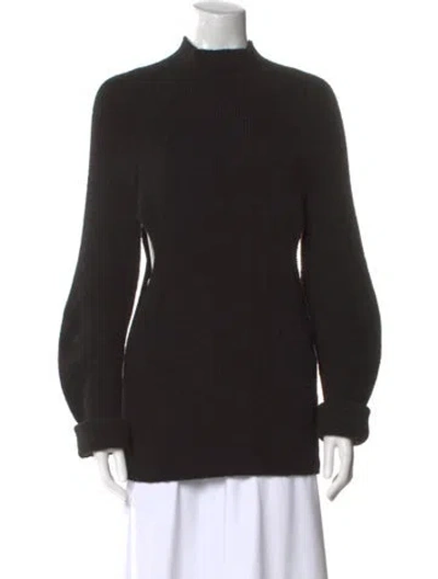 Pre-owned Chloé Mock Neck Sweater In Black