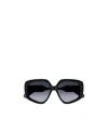 Chloé Mony Geometric-frame Sunglasses In Black