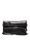 Chloé Mony Leather Clutch Bag In Black