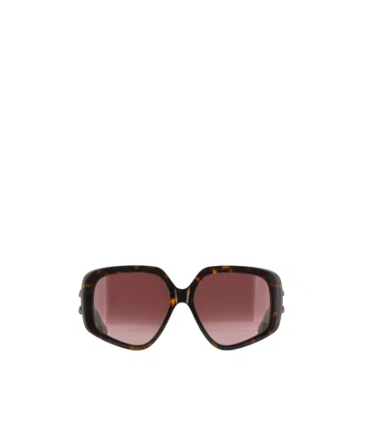 Chloé Mony Oversize-frame Sunglasses In Red