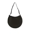 Chloé Moon Leather Shoulder Bag In Black