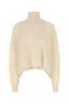 Chloé Pointelle Asymmetric Wool Sweater