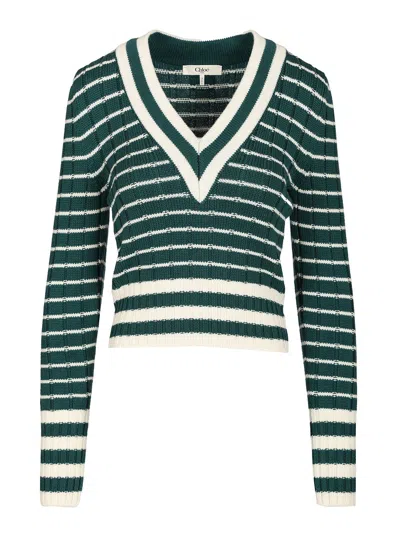 CHLOÉ MP49 KNITWEAR GREEN