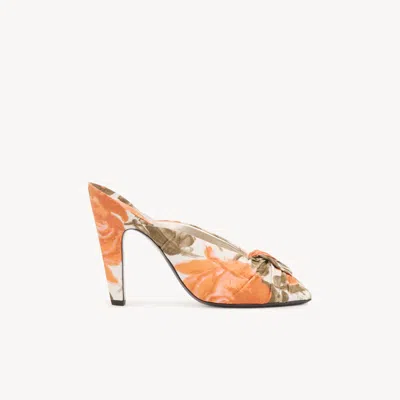 Chloé Suzie Heeled Mule In Multi