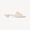 Chloé Mules Flower Sandals Femme Rose Taille 36 100% Cuir De Veau In Pink