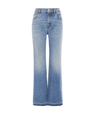 CHLOÉ CHLOÉ CROPPED FLARED JEANS