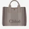 Chloé Multicolor Canvas Chloã© Carry Shopping Bag In Kohlbrown