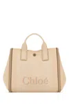 Chloé Multicolor Canvas Chloã© Carry Shopping Bag In Pink