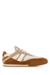 Chloé Kick Brown And White Sneakers In Mesh And Leather In Multi