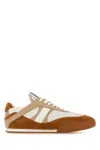 Chloé Kick Brown Sneaker With Logo Patch On The Tongue And Logo Lettering On The Back In Fabric And Suede  In Brown