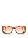 Chloé Multicolor Frame Sun Glasses Beige