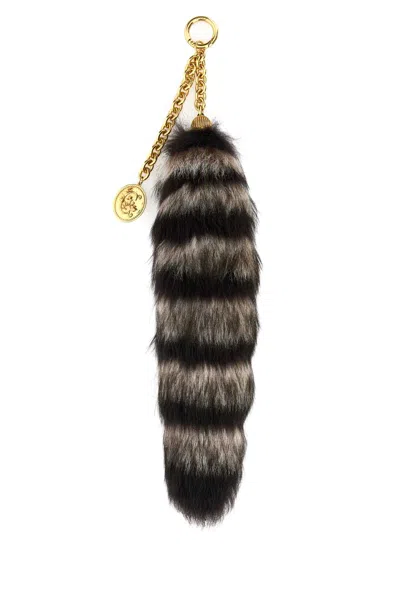 CHLOÉ MULTICOLOR FUR CHARM