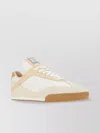 Chloé Multicolor Kick Leather And Suede Sneakers In Nude