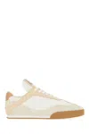 Chloé Multicolor Kick Leather And Suede Sneakers