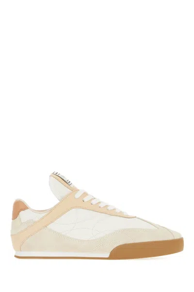 Chloé Multicolor Kick Leather And Suede Sneakers