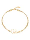 Chloé Braided Rope Necklace For Summer In Gold