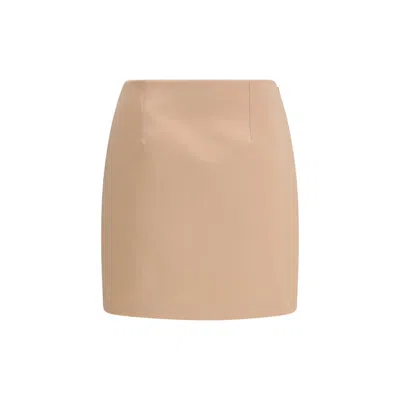Chloé Multicolor Polyester Mini Women's Skirt In Brown