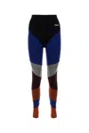 Chloé Multicolor Stretch Wool Blend Leggings