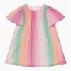 Chloé Multicoloured Cotton Dress In Multicolor