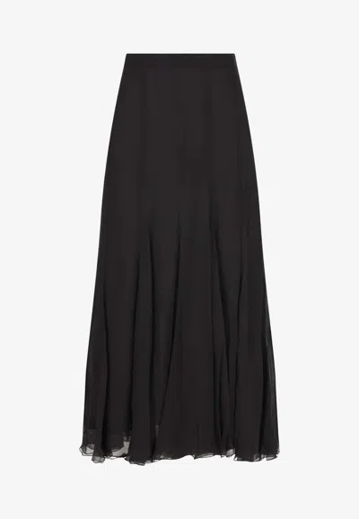 CHLOÉ MUSLIN SILK MAXI SKIRT