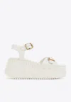 Chloé Nama Sandals In White