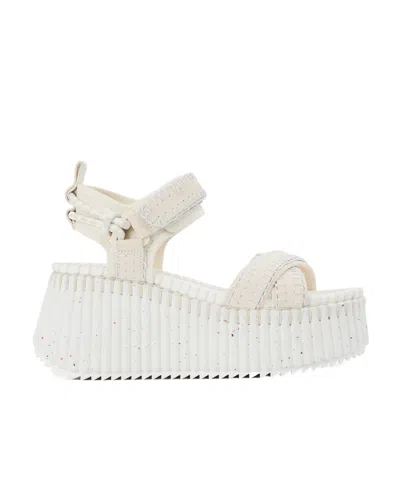CHLOÉ CHLOÉ NAMA PLATFORM SANDALS