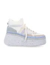 Chloé Nama Sneakers In Pearl Blue