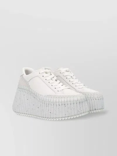 CHLOÉ NAMA DOUBLE SOLE SNEAKERS
