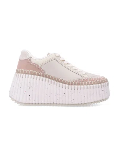 Chloé Nama Doublesole Sneakers In Brown
