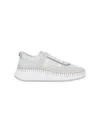 Chloé Low Top Sneakers Textured Sole In Blue