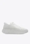 Chloé Chloe Nama Mix Material Low-top Sneakers In White