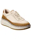 Chloé Chloe Nama Panelled Suede Sneakers